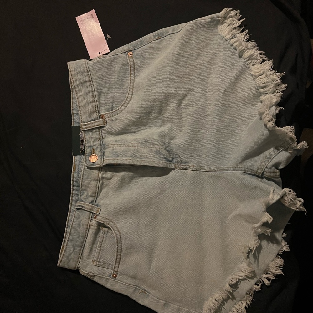 BRAND NEW size 12 light blue jean shorts